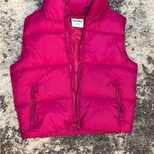 Pink Old Navy Vest Jacket
